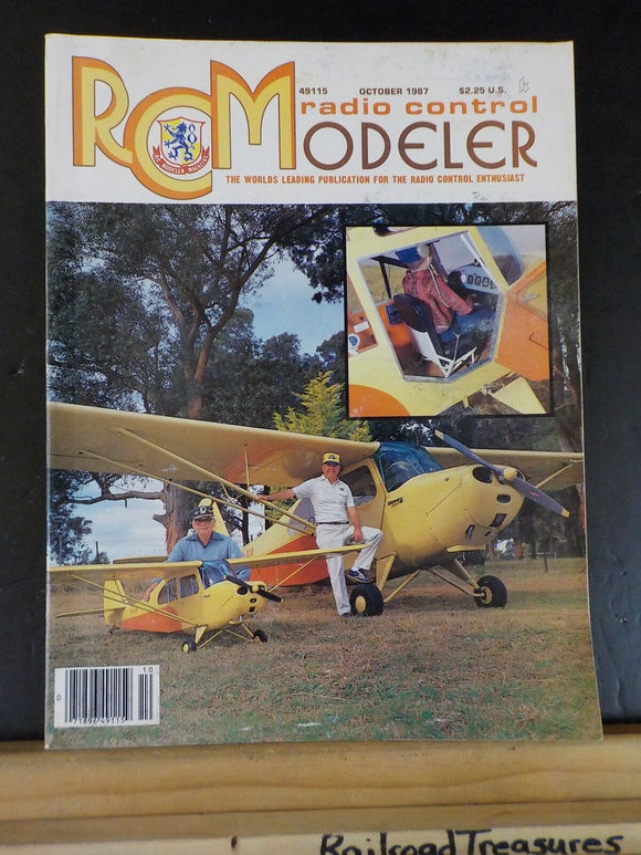 RC Modeler Radio Control 1987 October Osprey Two Scram X1.3