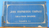 John Stephenson Company Car & Truck Builders Interurban Car Blueprints 1901