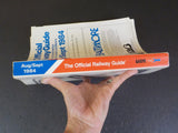 Official Railway Guide 1984 August September North American Travel Edition