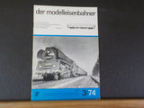 Der Modelleisenbahner 1974 Marz Trade journal for model railroaders
