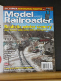Model Railroader Magazine 2020 December Realsitic winter scenery