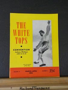 White Tops Circus Magazine 1954 March April Circus wagons King Bros circus