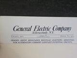 General Electric Company Supply Department Bulletin No 4914 1912 February Graded