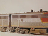 Print Santa Fe Locomotive #300 Photograph by W Schaumburg. Carstens Publications