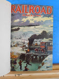 Railroad Magazine Bound Volume Misc Circa 1950  1947-1954  8 issues