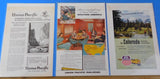 Ads Union Pacific Railroad Lot #26 Advertisements from various magazines (10)