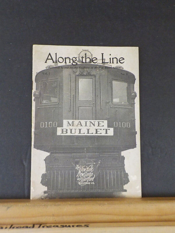 Along the Line 1931 July New York New Haven & Hartford Employee Magazine