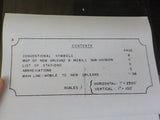 L&N RR New Orleans to Mobile Sub-division condensed profile 1947-1975