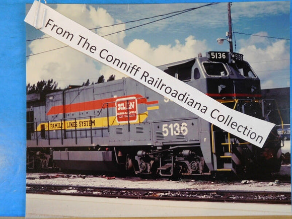 Photo Seaboard Coast Line Locomotive #SCL 5136 8X10 Color SCL/L&N