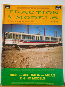 Traction & Models #185 1981 March C&LE IRR handles CMTC Milan Today CERA Box Tra