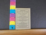 American Railway Guide and Pocket Companion 1851 US timetables map steamboat