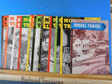 Model Trains Complete Year 1954 11 Issues  No Feb