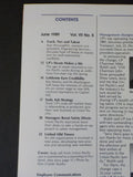 Info Magazine Union Pacific Railroad 1989 June Employee Track Ties Talent
