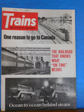 Trains Magazine 1971 April One reason to go to Canada Ocean to ocean behind stea