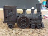 Train locomotive engine alarm clock NEEDS batteries.  MISSING battery cover