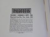 Traction Heritage #5 Vol 1 #5 Selections from 1913 Electric Railway Journal 1968