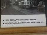 Rollsign Magazine of New England Transit News 1989 November December MBTA Vehicl