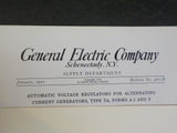 General Electric Company Supply Department Bulletin No 4601B 1912 January Regula