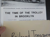 Era Headlights 1993 January February The Time of the Trolley in Brroklyn