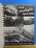 Era Headlights 1950 Spiral Bound 12 issues complete year w/ index