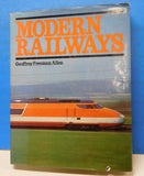Modern Railways By Geoffrey Allen Dust Jacket 1980  256 Pages Indexed