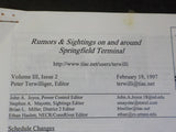 Rumors & Sightings on and around Springfield Terminal Vol 3 Issue 2 1997 Feb 19