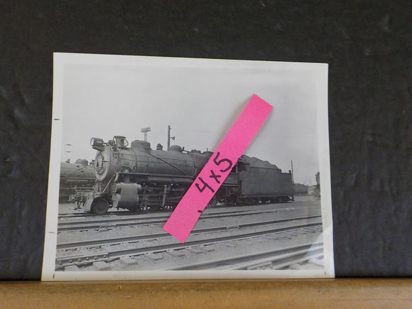 Photo Pennsylvania Railroad Locomotive #8407 4X5 Black & White 1949