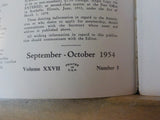 White Tops Circus Magazine 1954 September October Gentry Bros circus 1929