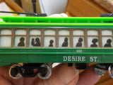 Desire St. Trolley #463 Model Trolley with original box Display decoration