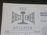Bessemer Bulletin #262 January 1974 Northeast Railroad bill