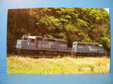 Postcard Conrail SD 40 Units Horse Shoe Curve PA
