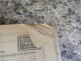 Official Railway Guide 1923 January   VERY FRAGILE NO COVERS
