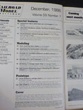Railroad Model Craftsman Magazine 1986 December Modeling a snowplow GP40P-2 kitb