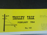 Trolley Talk #161 1984 Feb Kit finishing options WB&A Tractions