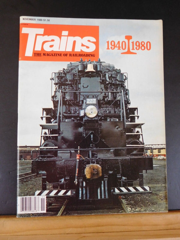 Trains Magazine 1980 November 1940-1980 Diesel spotters Lament Delivering EMD Lo