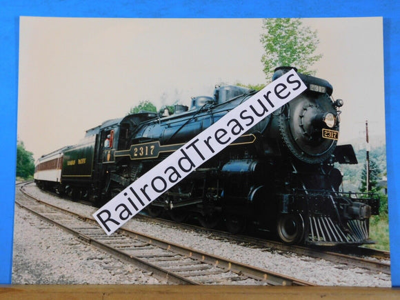 Photo Canadian Pacific #2317 Pacific Type Steam Locomotive UNDATED 8x11