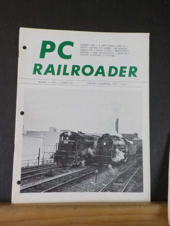 PC Railroader #13 1975 Jan-Feb Vol 3 #1 Issue #13 A New Fireman Part 2