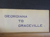 Louisville & Nashville RR Alabama & Florida Division Condensed Profile Map L&N