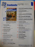 Model Railroader Magazine 2008 February Creative Scenery N scale forests DCC wir