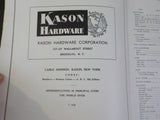 Kason Hardware Catalogue No 42 Refrigerator and Store Fixture Hardware 1939