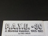 Canadian Rail #386 May June 1985 PAYE 80 A Montreal invention 1905-1985