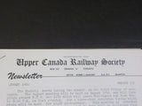 Upper Canada Railway Society Newsletter #175 August 1960 railway extensions