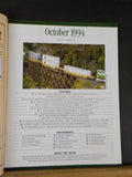 Model Railroading 1994 October Thrall 3 well double stack Turntable plans Modern