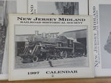 New Jersey Midland Railroad Calendar Lot of 6 1996-2001
