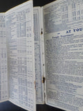Atchison Topeka & Santa Fe Railway System public timetable 1929 Sep 1 Damage