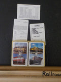Railroad card game  2 Decks of playing Cards