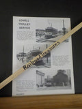 Rollsign Magazine of New England Transit News 1984 July August MBTA Flyer buses