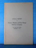Duluth Missabe and Iron Range Railway Company Annual Report 1942 December