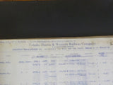 Toledo Peoria & Western Railway Company Payroll 1918-1919