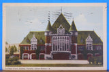 Postcard La Gare Union Quebec Canada Union Station Postmarked 1948